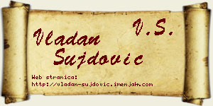 Vladan Šujdović vizit kartica